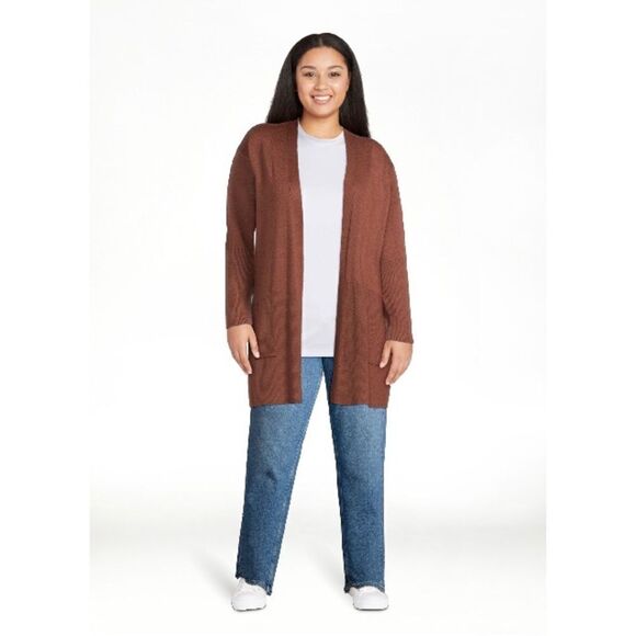 Women’s Plus Open Front Cardigan Sweater Size 4X - Picture 5 of 9